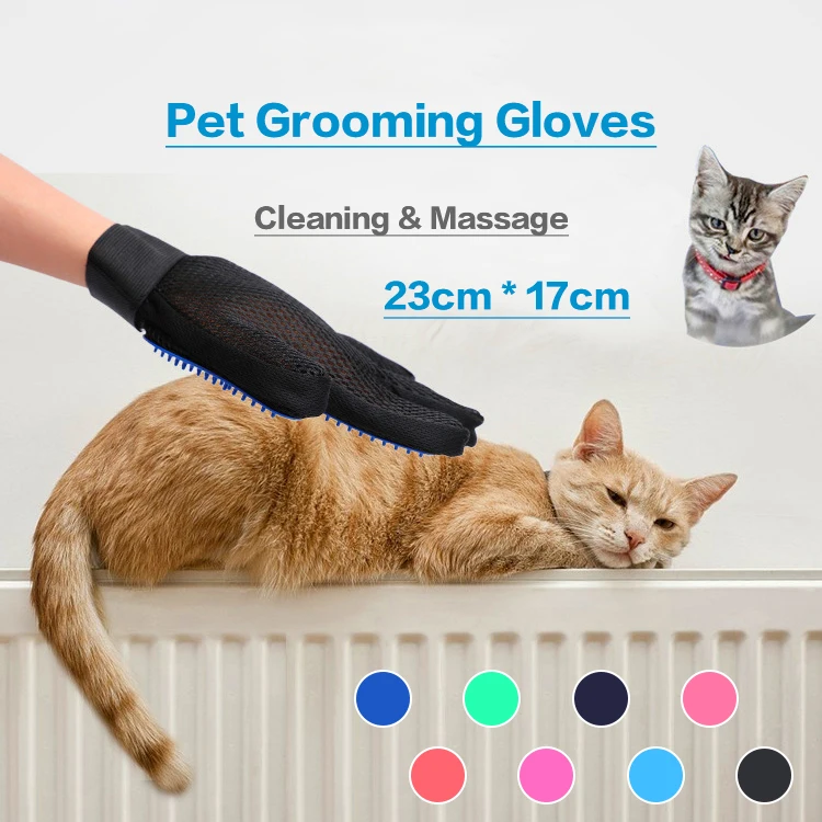 glove to brush cat with