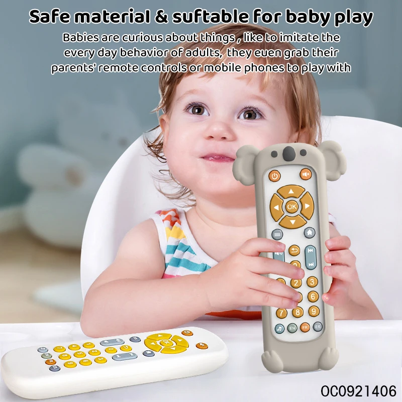 Montessori baby remote control simulation toys 1-3 years for early activities