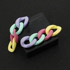 Clip Earrings New Cute Cartoon Flower Princess Hair Clip Colorful Geometric Earrings For Women