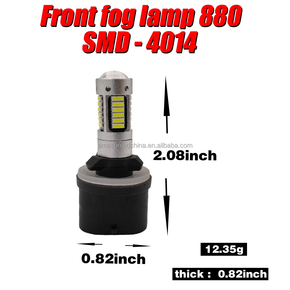 30SMD 4014 Chips Led Auto Lamps 12V Car Signal Bulb Fog Lights DRL For GMC/Hyundai/Isuzu/Kia/Nissan/Pontiac