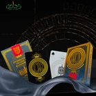Gold Wholesale Custom Logo 300-350gsm Printing Silver Gold Foil Playing Card For Entertainm Promotional Poker Cards