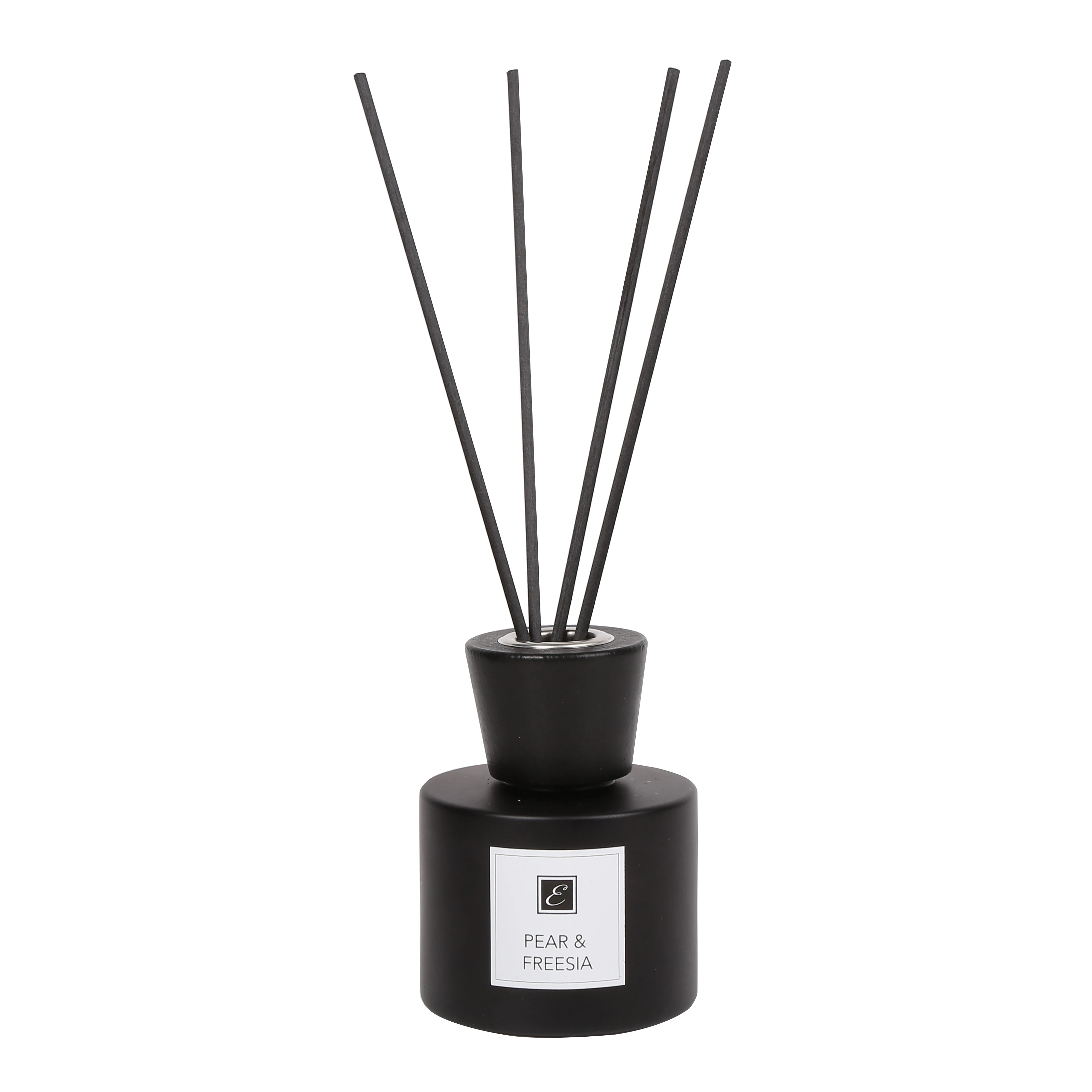 odm long lasting fragrance reed diffuser with custom scent and logo frosted glass bottle air freshener aromatherapy-3