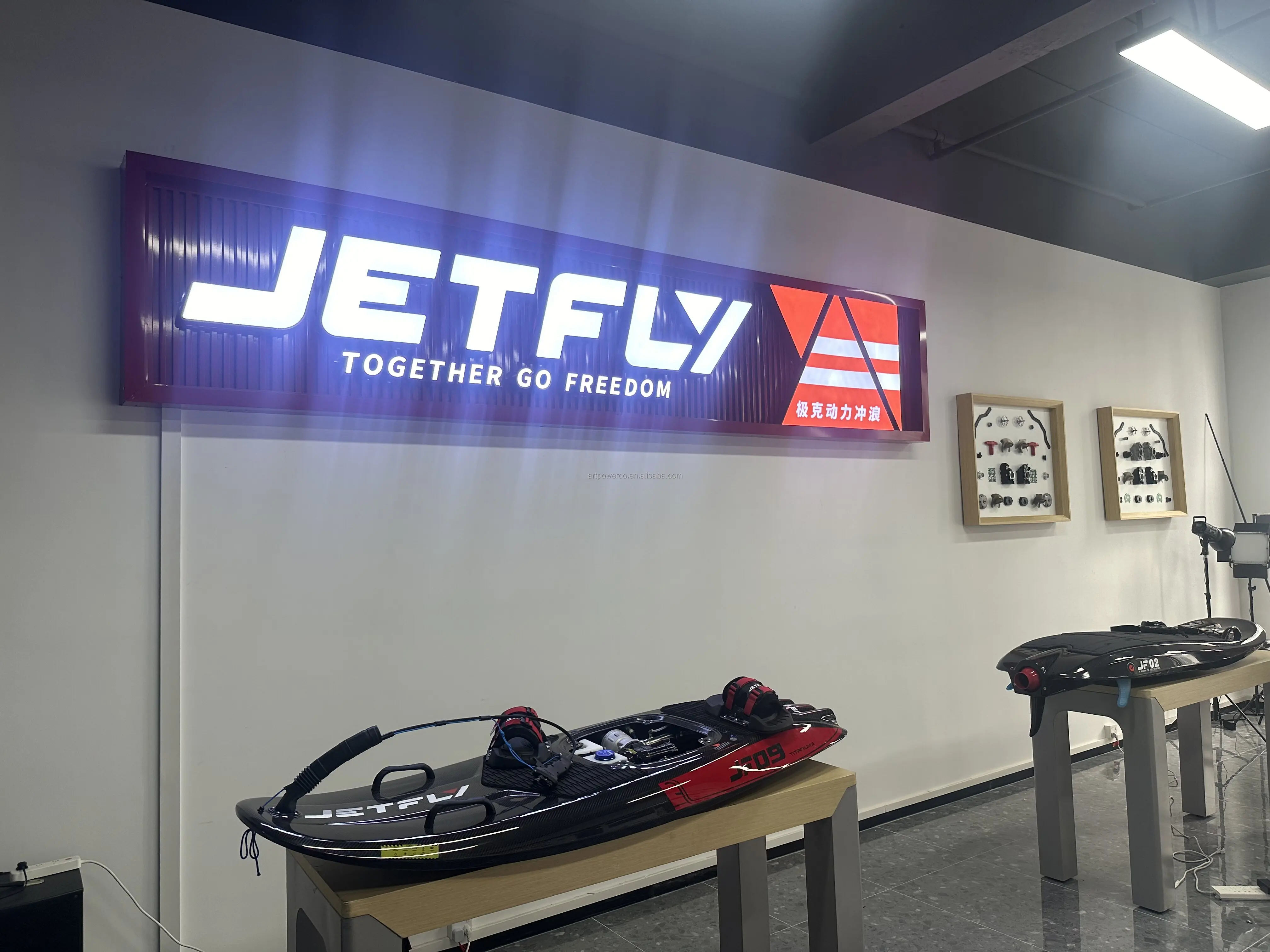 JetFly 09GT Athletic Grade Carbon Fiber Engine Petrol Powered Water Jet Surf Electric Starting Surfboards Fin Ocean Waters supplier