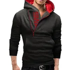 Men Zipper Hoodie Latest Design Popular Comfortable Men Clothes Half Zipper Multi Color Hoodie