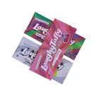 Plastic Bags Customized Back Side Sealed With Aluminum Foil Tear Notch Chocolate Candy Plastic Packaging Bags