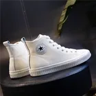 New Fashion Casual Sneakers High Top Vulcanized Running Wholesale Men's Customized Canvas Shoes