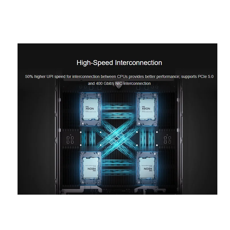 XFusion 2488H V7 2U Server | 4* Intel Xeon Scalable | 64 DDR5 DIMM | 25x 2.5" Hot-Swap | PCIe 5.0 & 400G | High-Density Computin