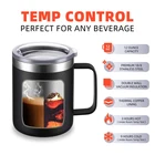 Coffee 2021 Double Walled Insulated Stainless Steel Coffee Cup With Handle