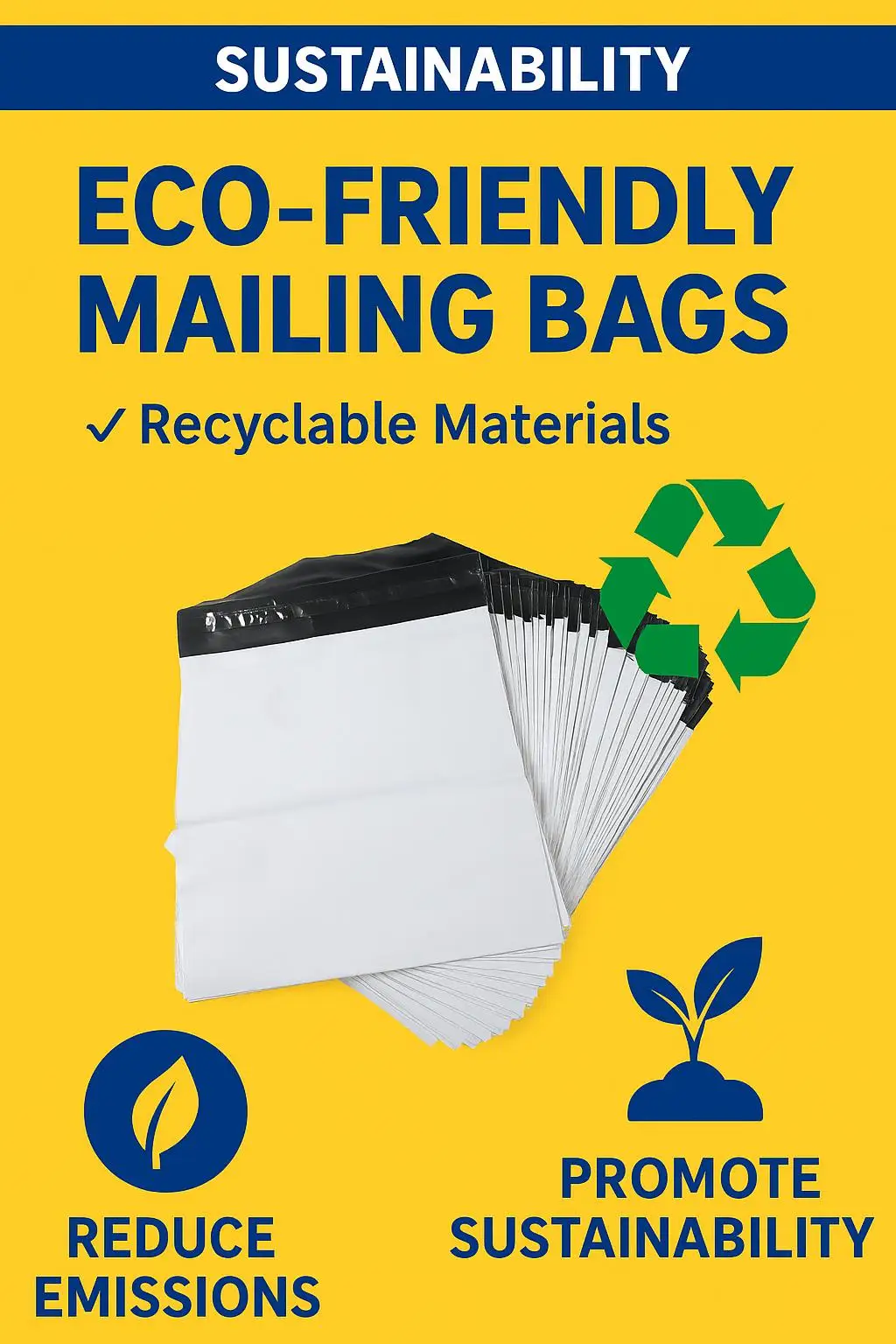 Custom Logo Printed for Poly Mailer Bag with Adhesive Closure Convenient Courier Bag for E-Commerce Business Shipping Use for - detail 9