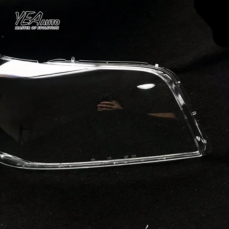 product yea auto car headlight cover headlight glass lens glass for toyota highlander lens cover 2004 2005 2006 pc lampshade clear shell598-6