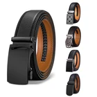 Luxury Father's Day Gift Custom Ratchet Automatic Buckle Belt Mens Designer Genuine Leather Belts