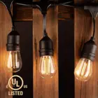 Light Lamp Lights 15M 15pcs LED String Light Festoon Lamp Chain String Lights For Christmas Yard Decoration