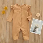 Baby 2021 Hot Sale Newborn Organic Cotton Winter Baby Rompers Jumpsuits Toddler Wears