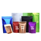 Mylar Edible Bags OEM Wholesale Plastic Printing Holographic Custom Design Premount 3.5g Mylar Edible Bags Custom Logo