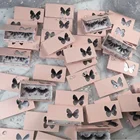 Butterfly Eyelash Chain Box Customized Eye Lash Mink Boxes Butterfly Eyelash Lash Box