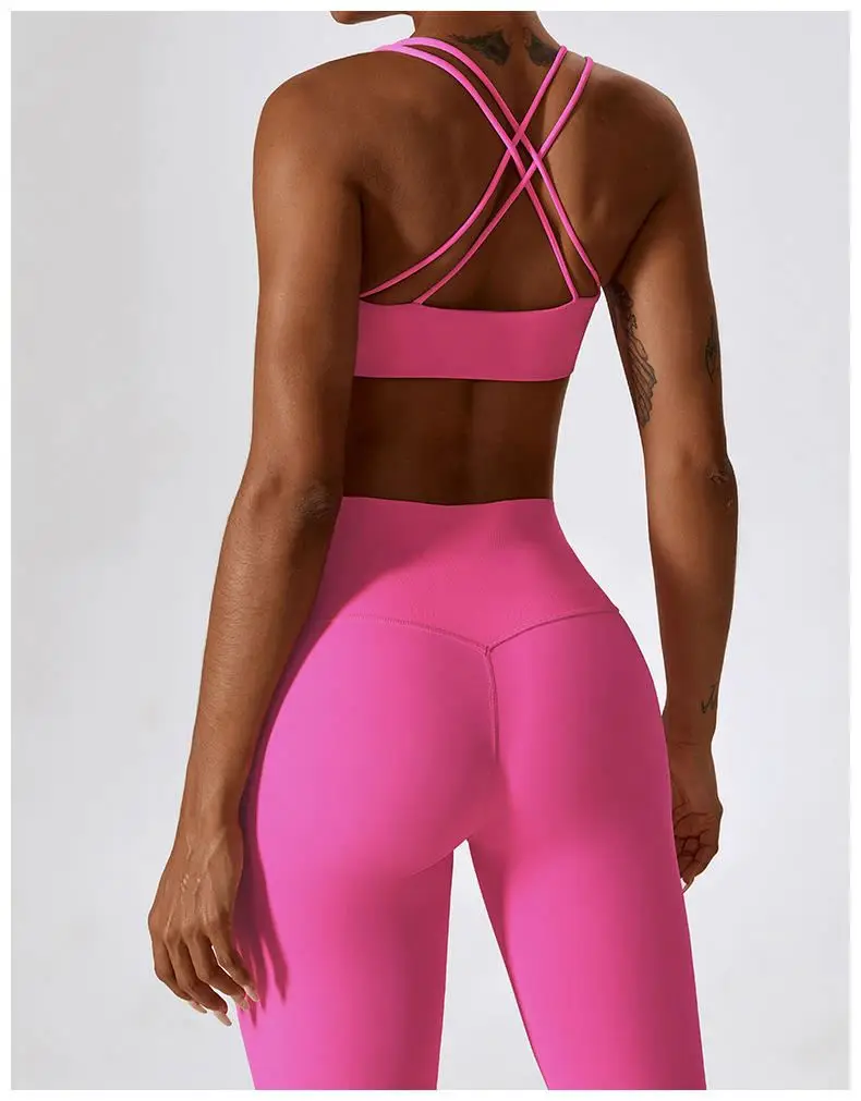 ECBC  Hot Sale Sportswear Gym Workout Clothing Sports Bra Plus Size Seamless Leggings Set Woman Yoga Suits