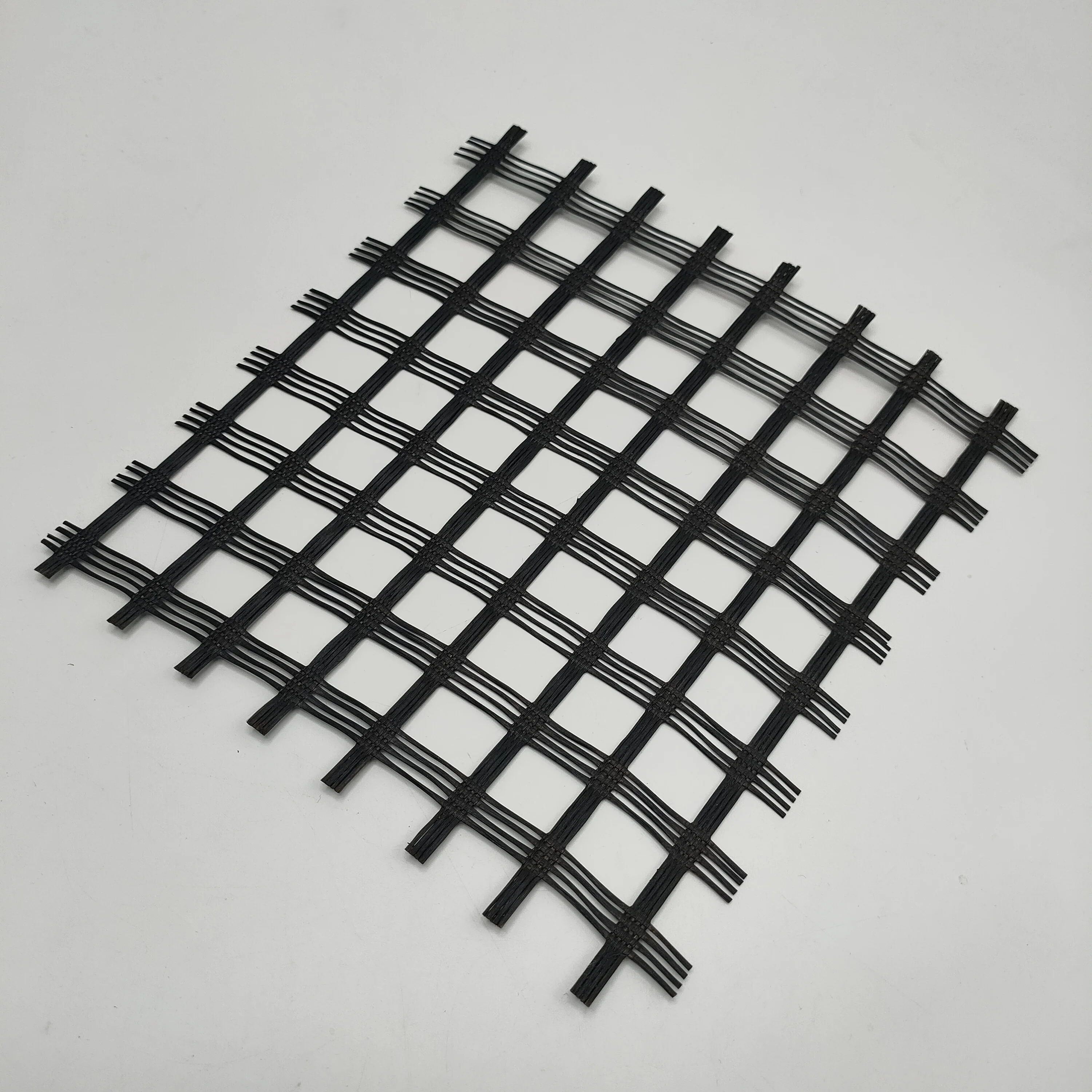 High Longitudinal And Transverse Tensile Strength Fiberglass Geogrid