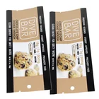 Milk Sachet Custom Printed Soy Milk Powder Packaging Bags Cereal Bar Packaging Coffee Sachet Fin Lap Seal Bag