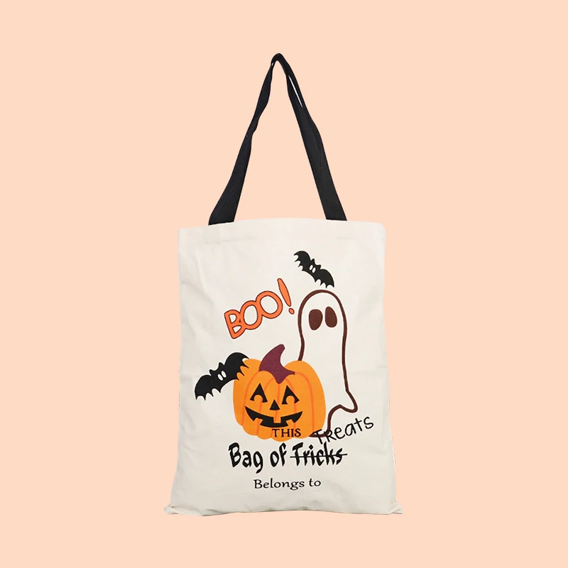 High Quality Kids Storage Packing Decorations Halloween Pumpkin Bag, Trick Or Treat Bag, Halloween Bags For Candy