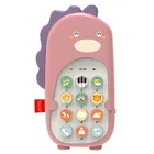 Children's Music Mobile Phone Baby Toy Girl Boy Phone Baby Can Bite Strawberry Corn Simulation Puzzle