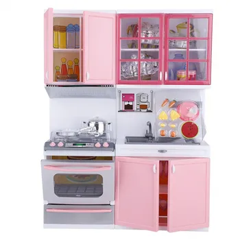Kids Kitchen Toys Role Play Set For Girls Pretend Play Cooking Set Doll Play House Educational Toys