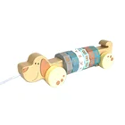 Toys Toy Children Wooden Child Toy Hot Selling Dog Animals Educational Pull Wooden Math Toys Pull Along Toy For Children