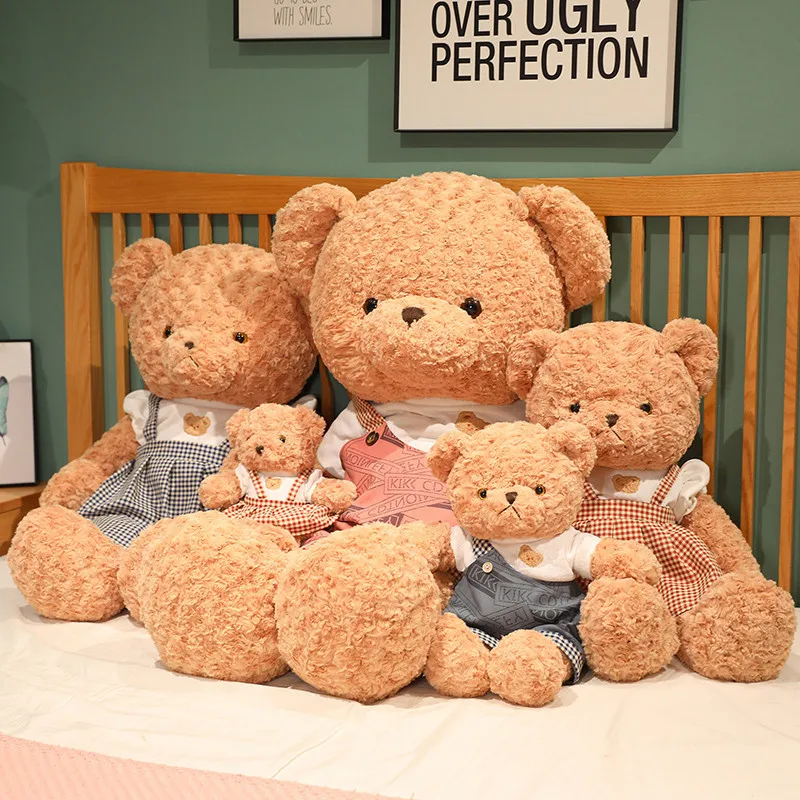 Wholesale Classic Couple Bear Doll Plush Toy Teddy Bear Sleeping With The Doll for valentine day lover gift