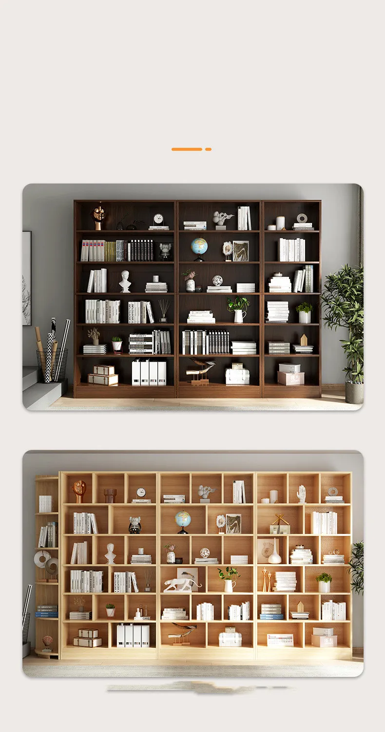 Bookcase Living Room Locker Furniture Wooden Book Shelf Office display Cabinet Locker