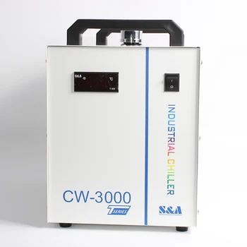 Manufacturer air-cooled chilling equipment industrial cooling CW-3000 chiller for CO2 laser cutting