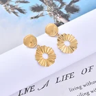 Earrings Earring Earrings Gold Plated Earrings Crystal Stone Cross Earring Fashion Earrings Trend 2021