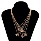 Set Diamonds Delicate Simple Luxurious Natural Stone Necklace Set Jewelry Women Diamonds Chunky Gold Necklace