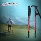 Stick Jolech Factory Wholesale Custom 3 Sections Aluminum Lightweight Walking Trekking Stick Poles