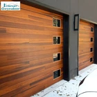 Insulated Window Aluminium Door Seeyesdoor Aluminum Insulated Sectional Low-E Glass Garage Door Opener With Window