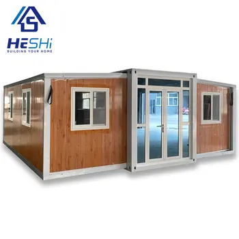 Light Steel Prefabricated Tiny Portable Villa 40Ft 20Ft Prefab Expandable Container House For Sale 2 3 4 5 Bedroom Mobile Home