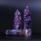 Point Wholesale Natural Crystal Wand Amethyst Wand Point Quartz Crystal Tower For Healing