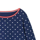 Girl Hot Sale Spring Wear Dot Long Sleeve Blue Girl Children Wholesale Clothing