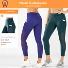 Women White Label Custom Design Highwaist Mesh Leggings Pantsuit Wholesale Yoga Pants Women