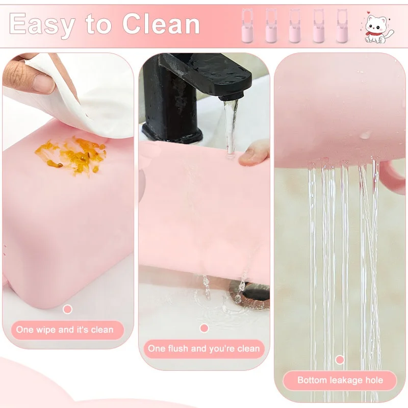 Kitchen Sink Caddy Sponge Holder Silicone Soap Holder Hanging Ajustable Strap Faucet Caddy with Drain Holes for Drying