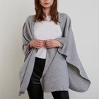 Knitted Cape New Fashion 100% Pure Cashmere Knitted Cape For Women