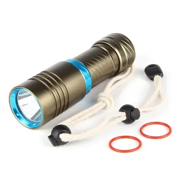 Diving Light 100 Meter L2 Waterproof IPX8 Underwater LED white yellow Flashlight Diving Camping Lanterna Torch by 18650 26650