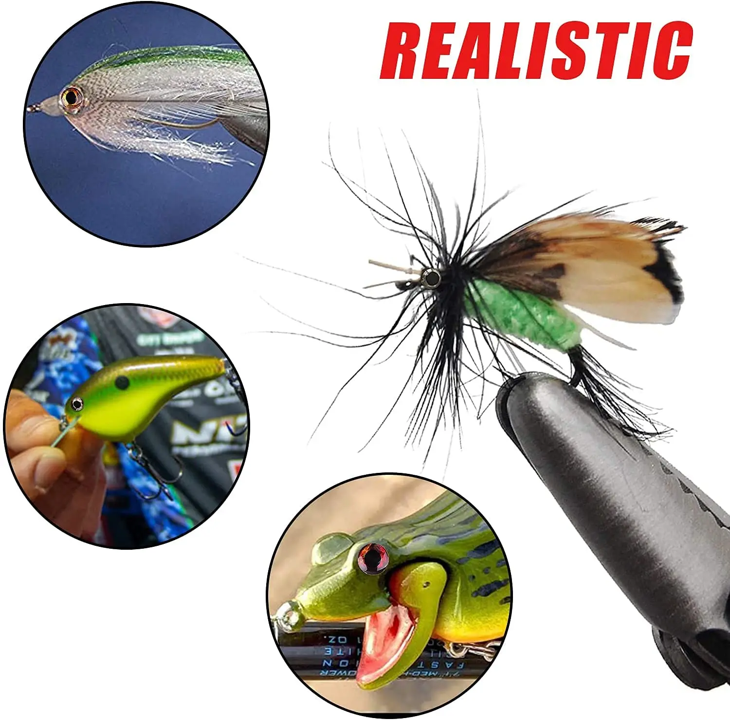 Fishing Lure Eye D D D D Lifelike Realistic Artificial Holographic