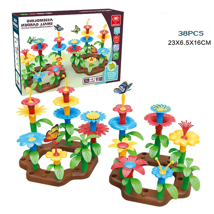 Flower Garden Educational Activity Stem Toys Building block toys for children toy