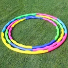 Hoop Hula Factory Wholesale Gymnastics Toys Fitness Sport Hoop Removable Plastic Hula Gym Hoop For Children