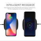 With Mobile Charge Free Sample Universal Crystal Qi Wireless Charging With LED Light Mobile Phone Wireless Charge