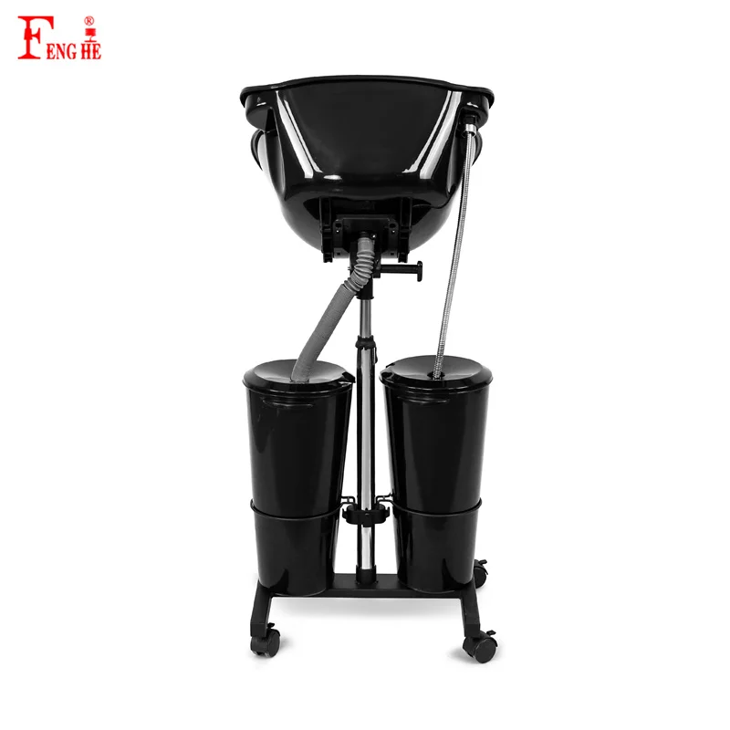 mobile wash shampoo basin salon equipment portable shampoo bowl with water tank