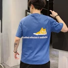 Clothes Summer Men's Short Sleeve T-shirt Trend Trendy Brand Loose Clothes 2021 New Youth T-shirt For Men