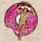 Beach High Quality New Round Fruit Cartoon Hamburger Pizza Shawl Pattern WISH Hot Style Beach Towel