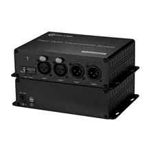 Fiber Optic XLR Audio Transmitter and Receiver