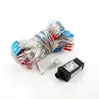 Led Day Amazon New 110V American Flag LED String Independence Day Decorative Net Lights