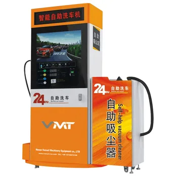 1.6KW 80 bar Coin/card operated car washing self service machine/self-service window cleaning system